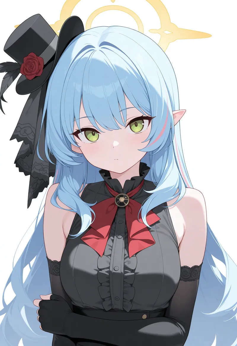 ブルーアーカイブ ミネ アイドル｜Illustrious再現タグ・プロンプト 生成例