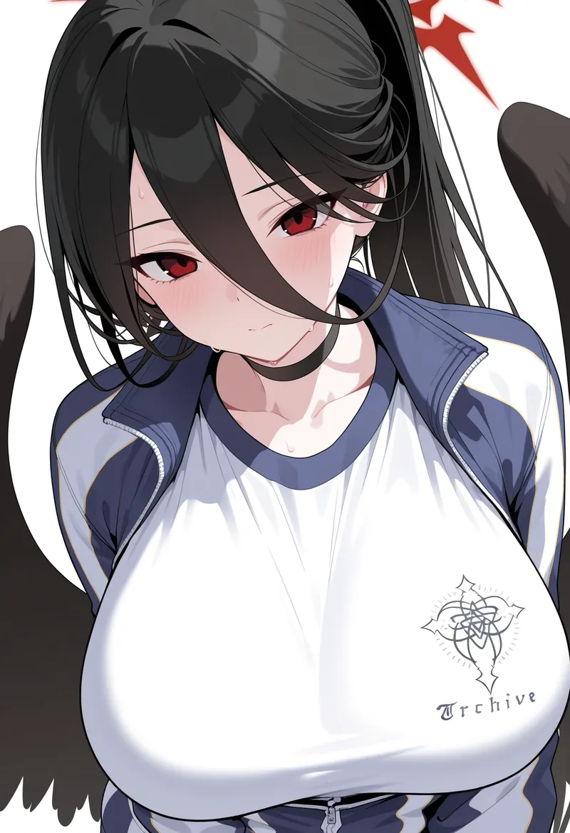 ブルーアーカイブ ハスミ 体操服｜Illustrious再現タグ・プロンプト 生成例