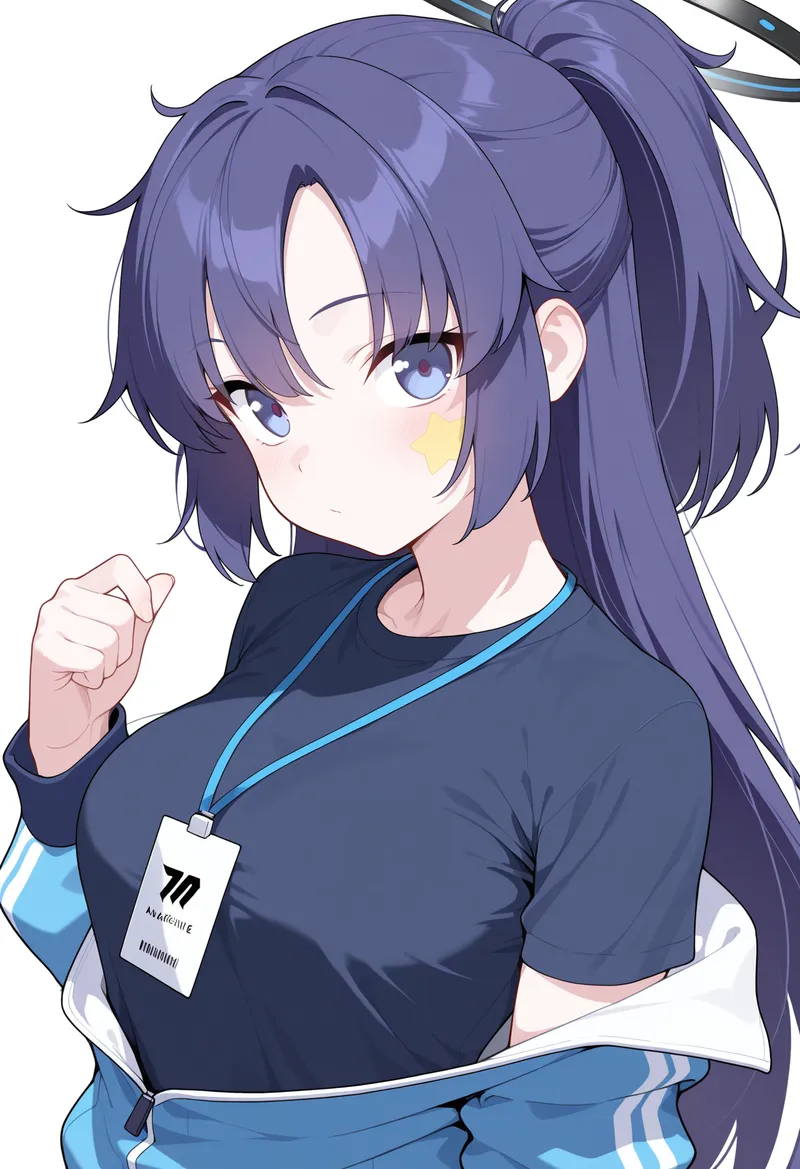 ブルーアーカイブ ユウカ 体操服｜Illustrious再現タグ・プロンプト 生成例