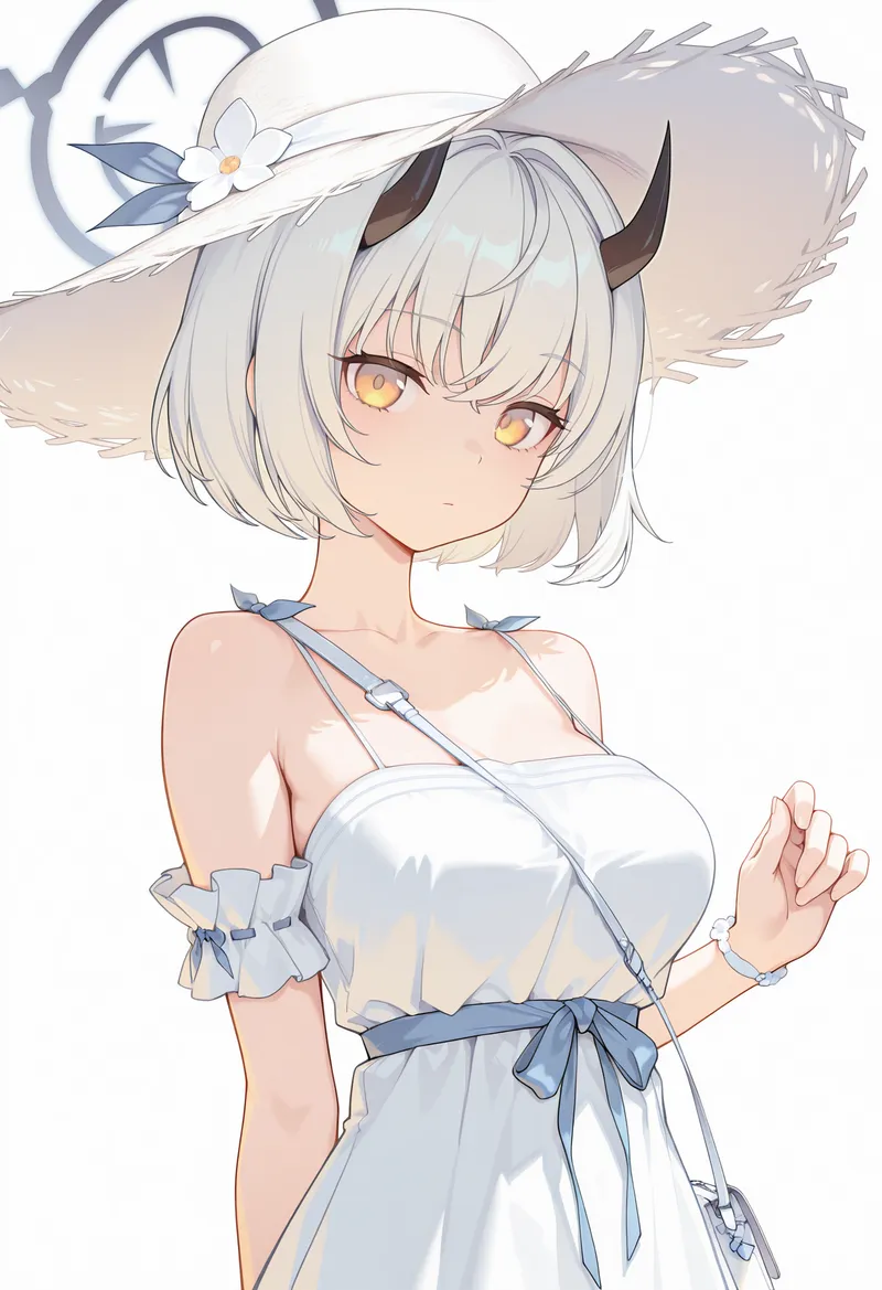 ブルーアーカイブ せな 私服｜Illustrious再現タグ・プロンプト 生成例