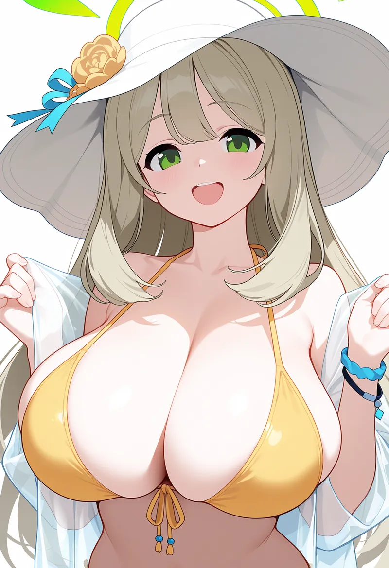 ブルーアーカイブ ノノミ 水着｜Illustrious再現タグ・プロンプト 生成例