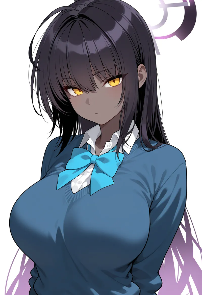 ブルーアーカイブ カリン 制服｜Illustrious再現タグ・プロンプト 生成例