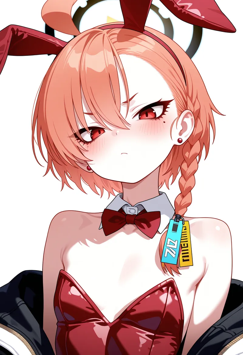 ブルーアーカイブ ネル バニーガール｜Illustrious再現タグ・プロンプト 生成例