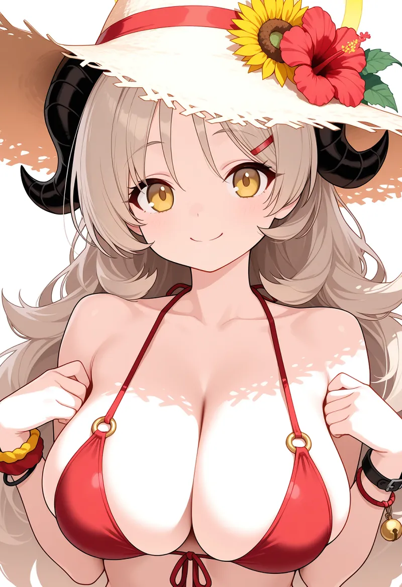 ブルーアーカイブ イズミ 水着｜Illustrious再現タグ・プロンプト 生成例