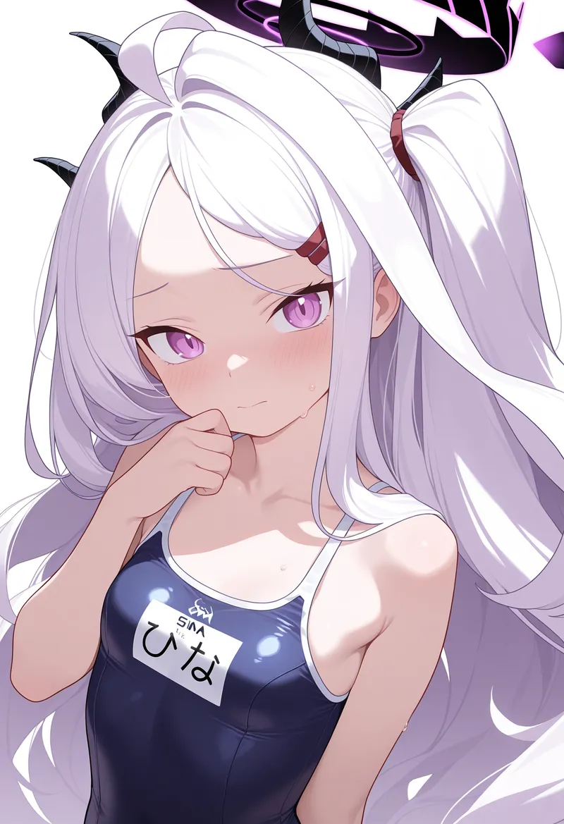 ブルーアーカイブ ヒナ 水着｜Illustrious再現タグ・プロンプト 生成例