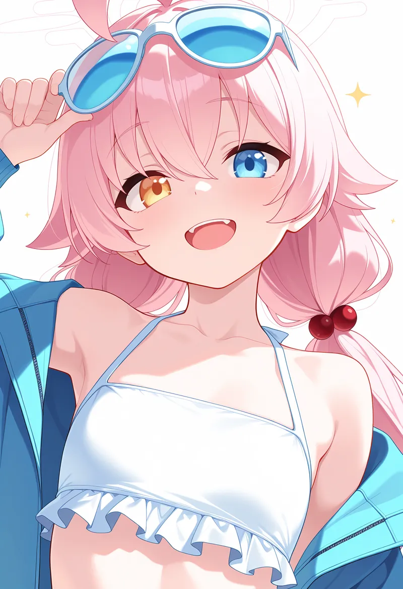 ブルーアーカイブ ホシノ 水着｜Illustrious再現タグ・プロンプト 生成例