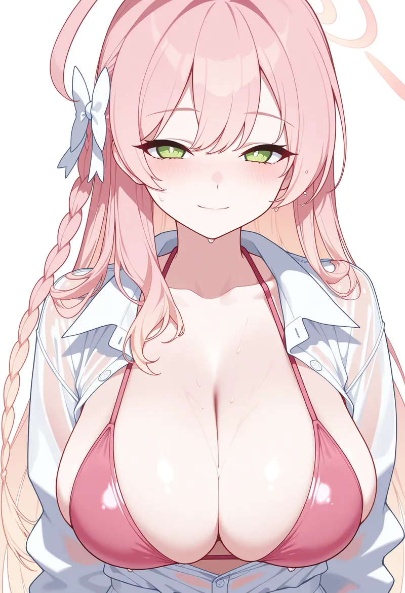 ブルーアーカイブ ハナコ 水着｜Illustrious再現タグ・プロンプト 生成例