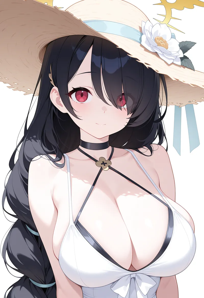 ブルーアーカイブ ヒナタ 水着｜Illustrious再現タグ・プロンプト 生成例