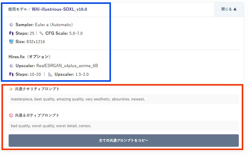 キャラ再現ページの解説｜step2