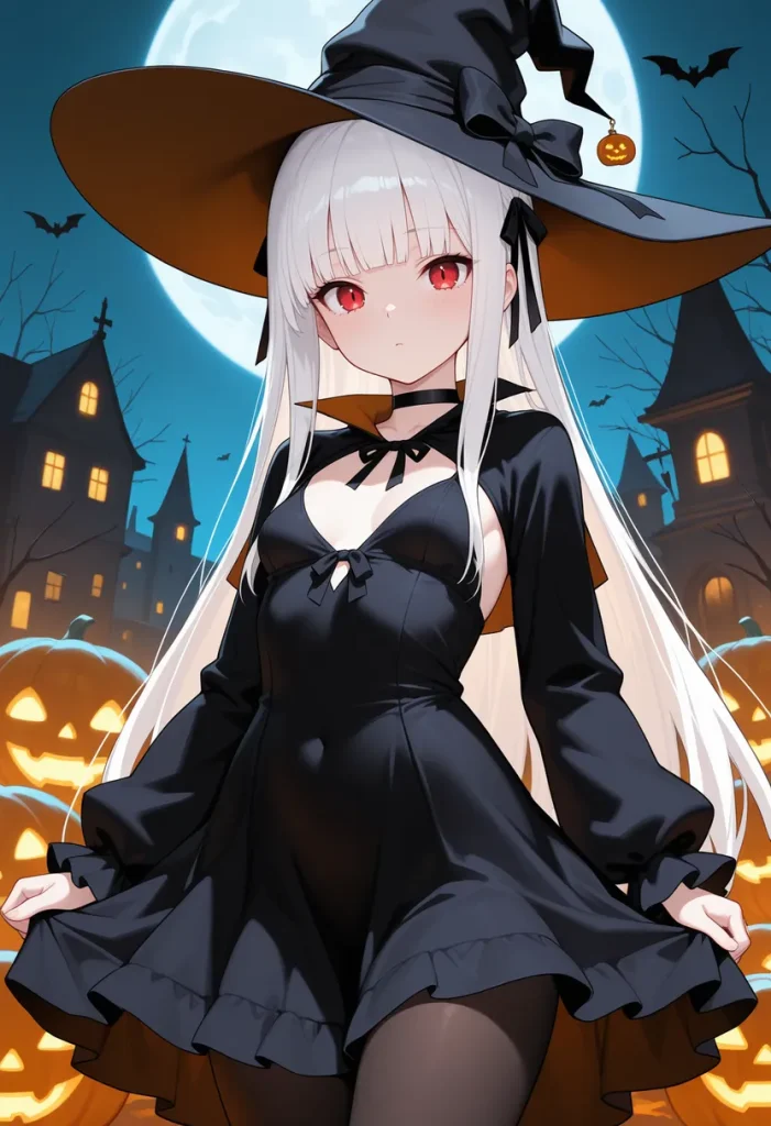 看板娘｜ハロウィン衣装｜LoRA無し